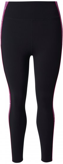 Ulla Popken Quick Drying Botanical Print Sport Leggings Black - Τζιν & Παντελόνια για Γυναίκες σε Μεγάλες Μεγέθη – Plus Size - 