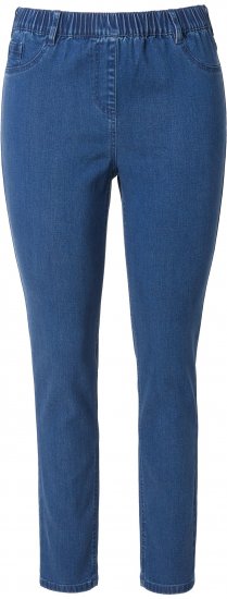 Ulla Popken Denim Five Pocket Jeggings Blue Denim - Τζιν & Παντελόνια για Γυναίκες σε Μεγάλες Μεγέθη – Plus Size - 