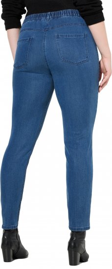Ulla Popken Denim Five Pocket Jeggings Blue Denim - Τζιν & Παντελόνια για Γυναίκες σε Μεγάλες Μεγέθη – Plus Size - 