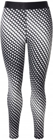 Ulla Popken Polka Dot Performance Leggings Black - Τζιν & Παντελόνια για Γυναίκες σε Μεγάλες Μεγέθη – Plus Size - 