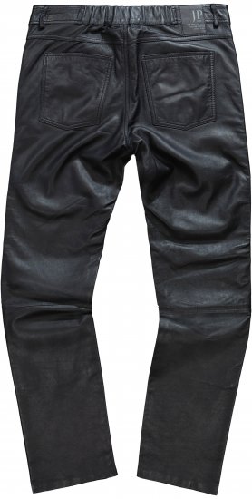 JP1880 Leather Pants Regular Fit Finest Lamb Nappa Black - Τζιν και παντελόνια - Aνδρικα τζιν παντελόνια μεγάλα μεγέθη
