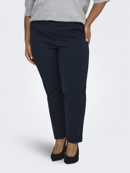 Only Carmakoma Goldtrash Classic Pants Navy - Παντελόνια - 