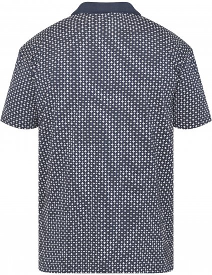 North Latitude 61134 Πόλο Jersey με Ολόσωμο Τύπωμα Ναυτικό Μπλε - Πόλο μπλουζάκια - Aνδρικά μπλουζακια πολο μεγάλα μεγέθη