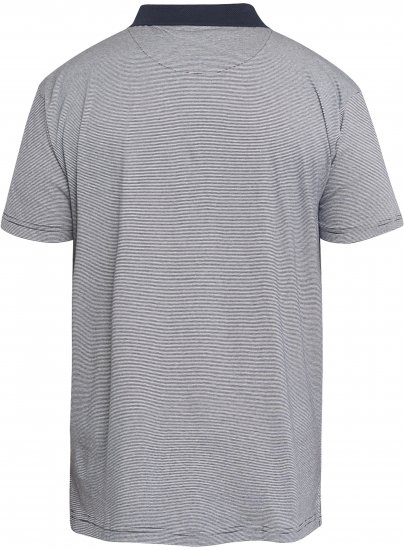 North Latitude 61136 Ριγέ Πόλο Βαμμένο στο Νήμα Ναυτικό Μπλε - Πόλο μπλουζάκια - Aνδρικά μπλουζακια πολο μεγάλα μεγέθη