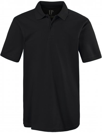 JP1880 Basic Sporty Classic Polo Shirt Short Sleeve Black TALL - TALL Πόλο μπλουζάκια - 