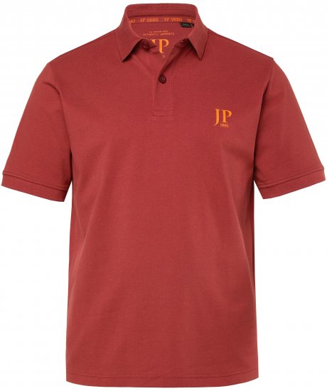 JP1880 Polo Shirts 2-pack Piqué Red Orange - Πόλο μπλουζάκια - Aνδρικά μπλουζακια πολο μεγάλα μεγέθη