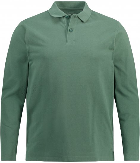 JP1880 Polo Shirt Long Sleeve Pique Cactus - Πόλο μπλουζάκια - Aνδρικά μπλουζακια πολο μεγάλα μεγέθη