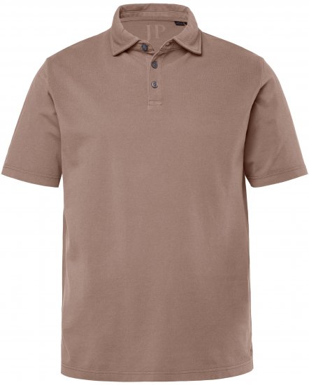 JP1880 Polo Shirt Short Sleeve Pique Vintage Brown - Πόλο μπλουζάκια - Aνδρικά μπλουζακια πολο μεγάλα μεγέθη