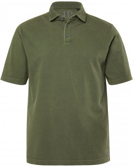 JP1880 Polo Shirt Short Sleeve Pique Vintage Green - Πόλο μπλουζάκια - Aνδρικά μπλουζακια πολο μεγάλα μεγέθη
