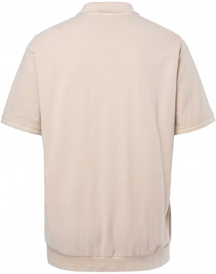 JP1880 Polo Shirt Short Sleeve Pique Dark Dusty Pink - Πόλο μπλουζάκια - Aνδρικά μπλουζακια πολο μεγάλα μεγέθη