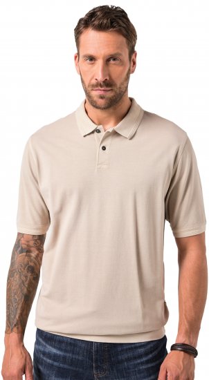 JP1880 Polo Shirt Short Sleeve Pique Dark Dusty Pink - Πόλο μπλουζάκια - Aνδρικά μπλουζακια πολο μεγάλα μεγέθη
