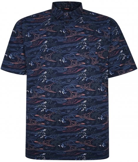 Espionage P177 All Over Print Polo Navy - Πόλο μπλουζάκια - Aνδρικά μπλουζακια πολο μεγάλα μεγέθη