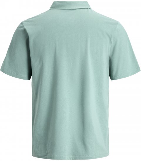 Jack & Jones Brandon Short Sleeve Polo Turquoise - Πόλο μπλουζάκια - Aνδρικά μπλουζακια πολο μεγάλα μεγέθη