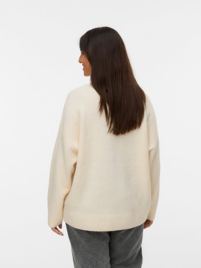 Vero Moda Boom Long Sleeve Pullover Birch - Πλεκτά πουλόβερ - 