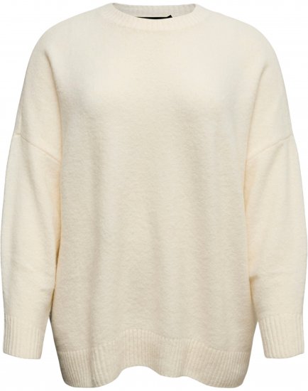 Vero Moda Boom Long Sleeve Pullover Birch - Πλεκτά πουλόβερ - 