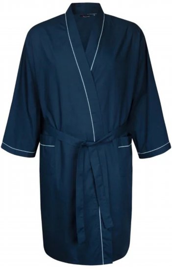 Espionage PJ091 Lightweight Bathrobe Navy - Μπουρνούζια/Πετσέτες - Ανδρικά μπουρνούζια μεγάλα μεγέθη