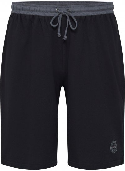 North Latitude Pyjama Shorts Black - Πιτζάμες - Πιτζάμεσ ανδρικεσ υπερμεγεθη