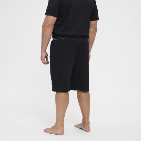 North Latitude Pyjama Shorts Black - Πιτζάμες - Πιτζάμεσ ανδρικεσ υπερμεγεθη