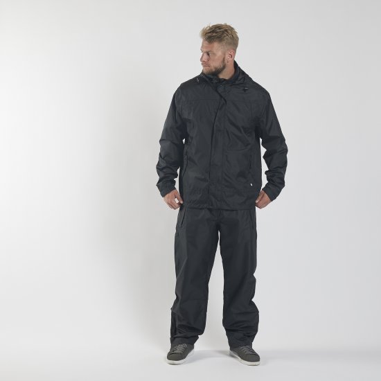North Latitude Rain Jacket Black TALL - Αθλητικά ρούχα & Outdoor - Aθλητικα ρούχα μεγάλα μεγέθη ανδρικά
