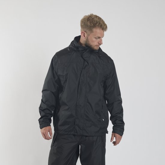 North Latitude Rain Jacket Black TALL - Αθλητικά ρούχα & Outdoor - Aθλητικα ρούχα μεγάλα μεγέθη ανδρικά