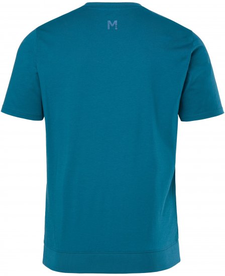 Men Plus T-Shirt Short Sleeve Lagoon Green - Μακό μπλουζάκια - Aνδρικά μπλουζεσ μεγάλα μεγέθη