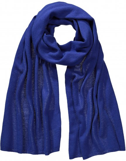 Ulla Popken Virgin Wool Cashmere Mix Scarf Deep Aqua - Αξεσουάρ - 