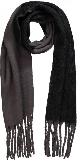 Ulla Popken Fringed Edge Boucle Scarf Green - Αξεσουάρ - 