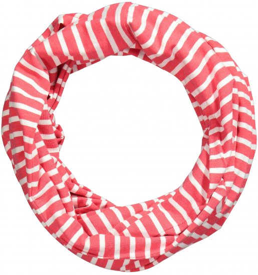 Ulla Popken Striped Infinity Scarf Light Pink - Αξεσουάρ - 