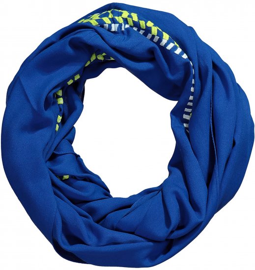 Ulla Popken Embroidered Infinity Scarf Opal Green - Αξεσουάρ - 