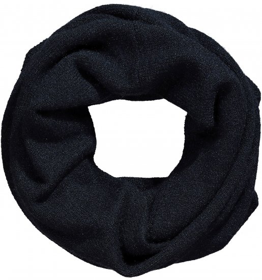 Ulla Popken Knit Infinity Scarf Navy - Αξεσουάρ - 