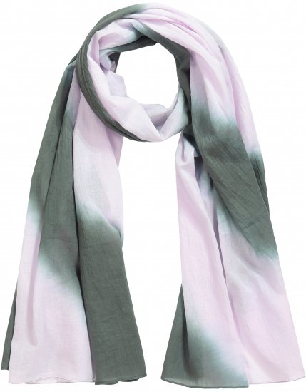 Ulla Popken Batik Striped Scarf Lavender - Αξεσουάρ - 