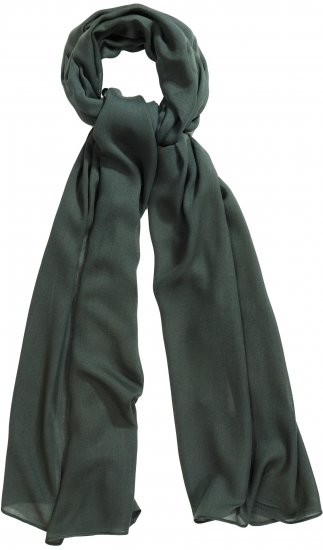 Ulla Popken Lightweight Scarf Olive Grey - Αξεσουάρ - 