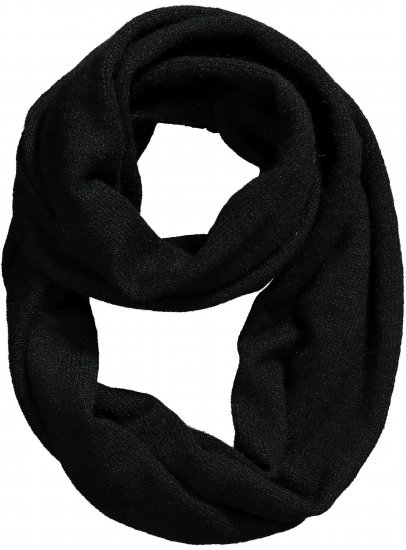 Ulla Popken Knit Infinity Scarf Black - Αξεσουάρ - 