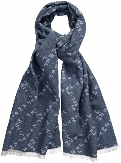 Ulla Popken Smyle Reversible Scarf Navy - Αξεσουάρ - 