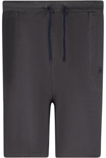 Adamo Terry Shorts Dark Grey - Όλα τα ρούχα - Pούχα aνδρικά μεγάλα μεγέθη 2XL-14XL