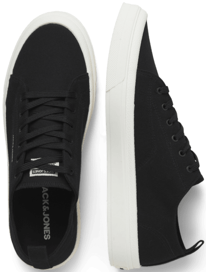Jack & Jones Bayswater Canvas Sneakers Anthracite - Ανδρικά Παπούτσια 40-52 - 