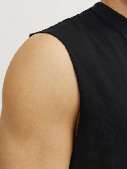 Jack & Jones VESTERBRO Sleeveless T-Shirt Black - Μακό μπλουζάκια - Aνδρικά μπλουζεσ μεγάλα μεγέθη
