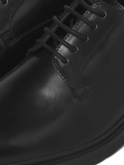 Jack & Jones Dax Leather Lace Shoes Anthracite - Ανδρικά Παπούτσια 40-52 - 