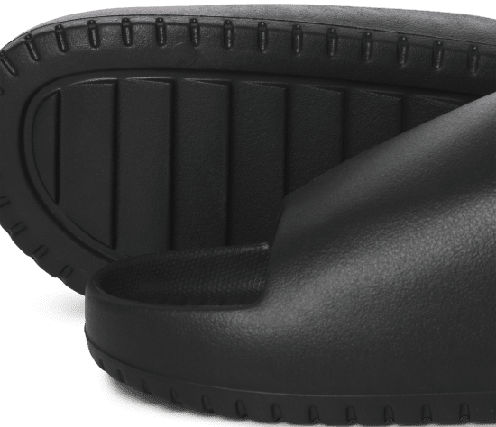 Jack & Jones Ripple Moulded Slider Slippers Anthracite - Ανδρικά Παπούτσια 40-52 - 