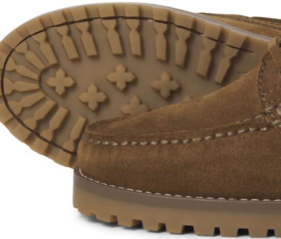 Jack & Jones Brooklyn Suede Boat Loafers Cognac - Ανδρικά Παπούτσια 40-52 - 