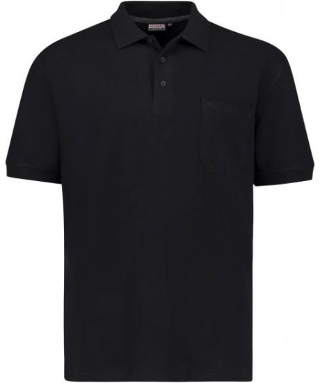 Adamo 139311 Poloshirt RF Black - Πόλο μπλουζάκια - Aνδρικά μπλουζακια πολο μεγάλα μεγέθη