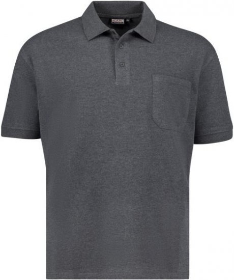 Adamo 139311 Poloshirt RF Heather Grey - Πόλο μπλουζάκια - Aνδρικά μπλουζακια πολο μεγάλα μεγέθη