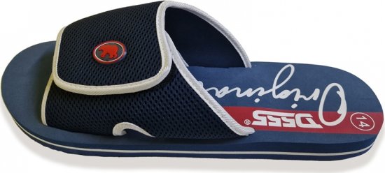 D555 DRAKE Slippers With Velcro Fastening Navy - Ανδρικά Παπούτσια 40-52 - 