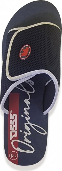 D555 DRAKE Slippers With Velcro Fastening Navy - Ανδρικά Παπούτσια 40-52 - 