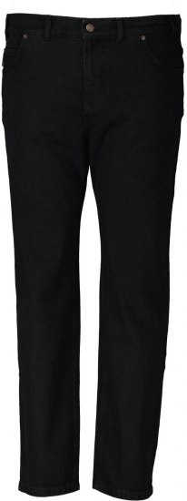 Adamo 5-Pocket Regular Rise Jeans Black - Τζιν και παντελόνια - Aνδρικα τζιν παντελόνια μεγάλα μεγέθη