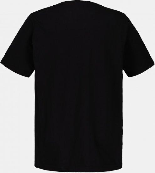 JP1880 KISS Retro Graphic Comfort Fit Band T-Shirt Black - Μακό μπλουζάκια - Aνδρικά μπλουζεσ μεγάλα μεγέθη