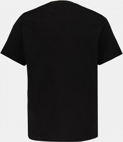 JP1880 AC/DC Graphic Comfort Fit Band T-Shirt Black - Μακό μπλουζάκια - Aνδρικά μπλουζεσ μεγάλα μεγέθη