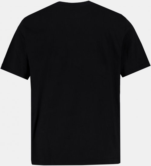 JP1880 Rolling Stones Graphic Comfort Fit Band T-Shirt Black - Μακό μπλουζάκια - Aνδρικά μπλουζεσ μεγάλα μεγέθη