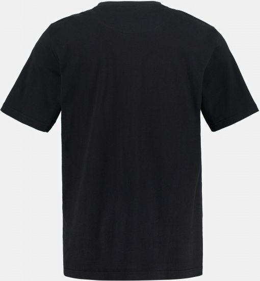 JP1880 Rolling Stones Graphic Band T-Shirt Black - Μακό μπλουζάκια - Aνδρικά μπλουζεσ μεγάλα μεγέθη