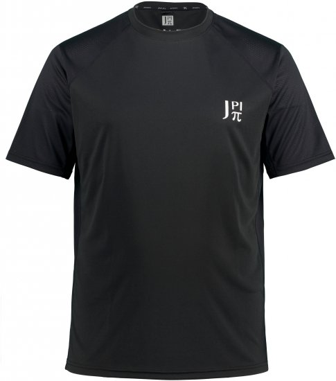 JP1880 FLEXNAMIC® QuickDry Tennis T-Shirt Black - Αθλητικά ρούχα & Outdoor - Aθλητικα ρούχα μεγάλα μεγέθη ανδρικά